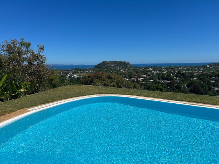 Vue piscine de la Villa Tropical